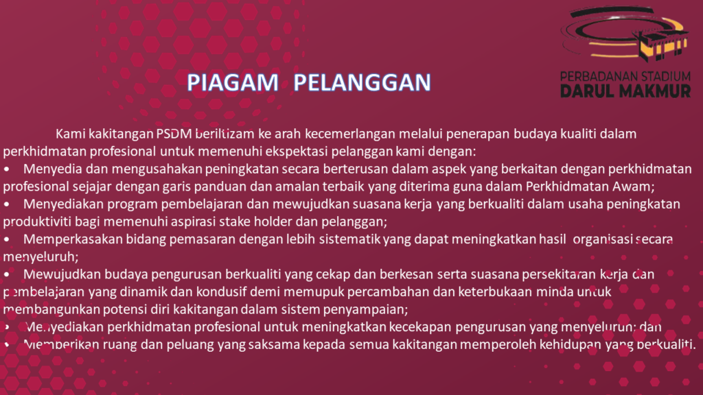 piagam pelanggan