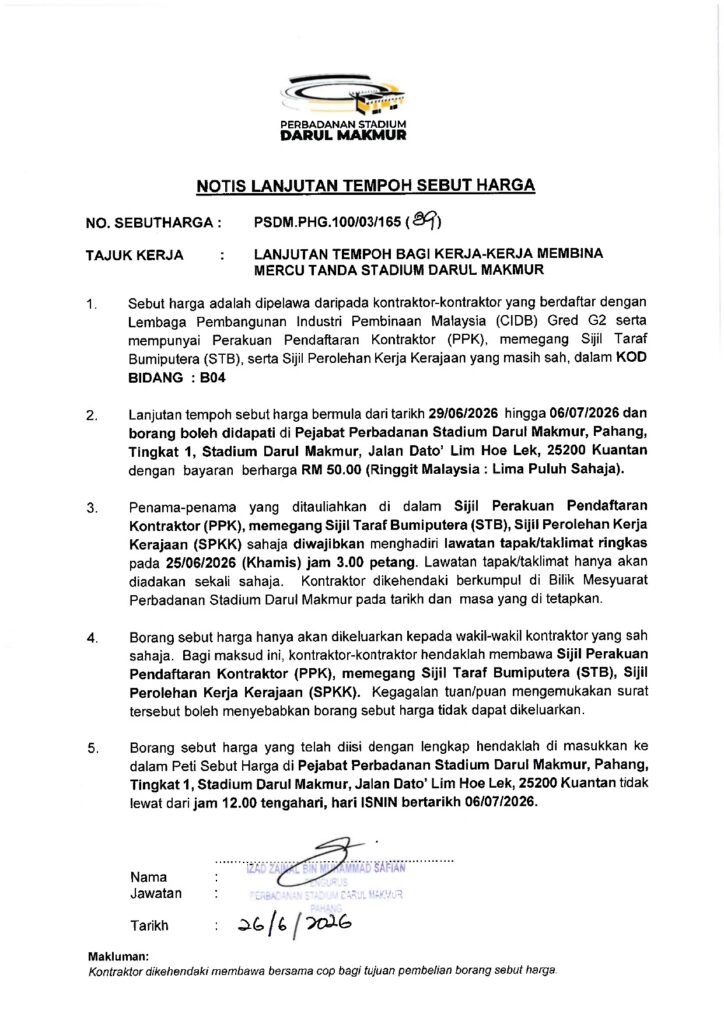 lanjutan tempoh sebutharga mercu tanda page 0001
